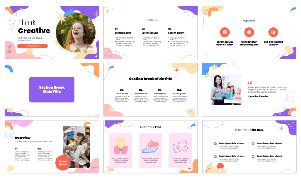 Think Creative Free PowerPoint Template and Google Slides Theme