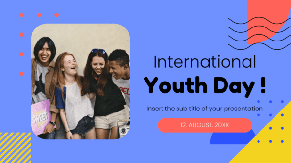 International Youth Day Free PowerPoint Templates and Google Slides Themes