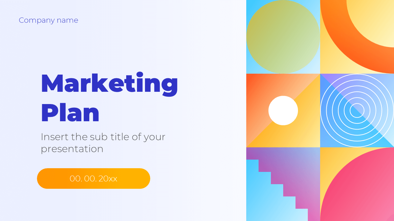 Marketing Plan Free PowerPoint Template and Google Slides Theme