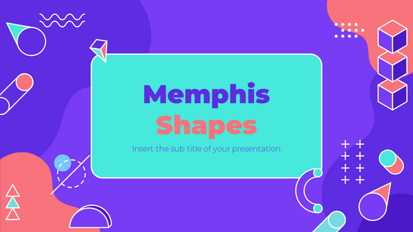 Memphis Shapes Free PowerPoint Templates and Google Slides Themes