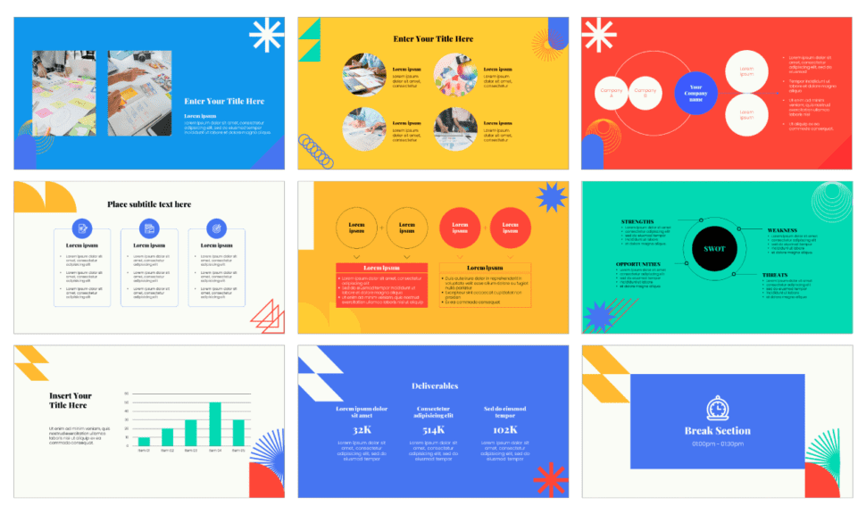 Simple Report Free PowerPoint Template and Google Slides Theme