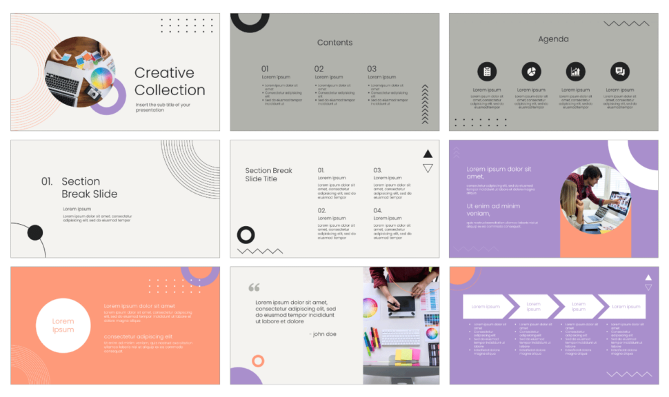 Creative Collection Free PowerPoint Template and Google Slides Theme