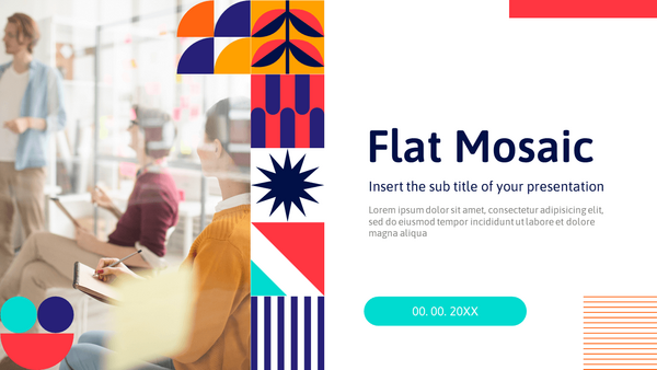 Flat Mosaic Free PowerPoint Templates and Google Slides Themes