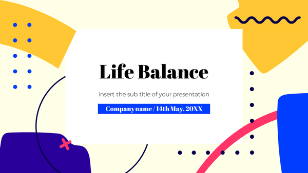 Life Balance Free PowerPoint Templates and Google Slides Themes