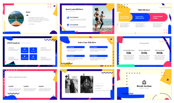 Life Balance Free PowerPoint Template and Google Slides Theme