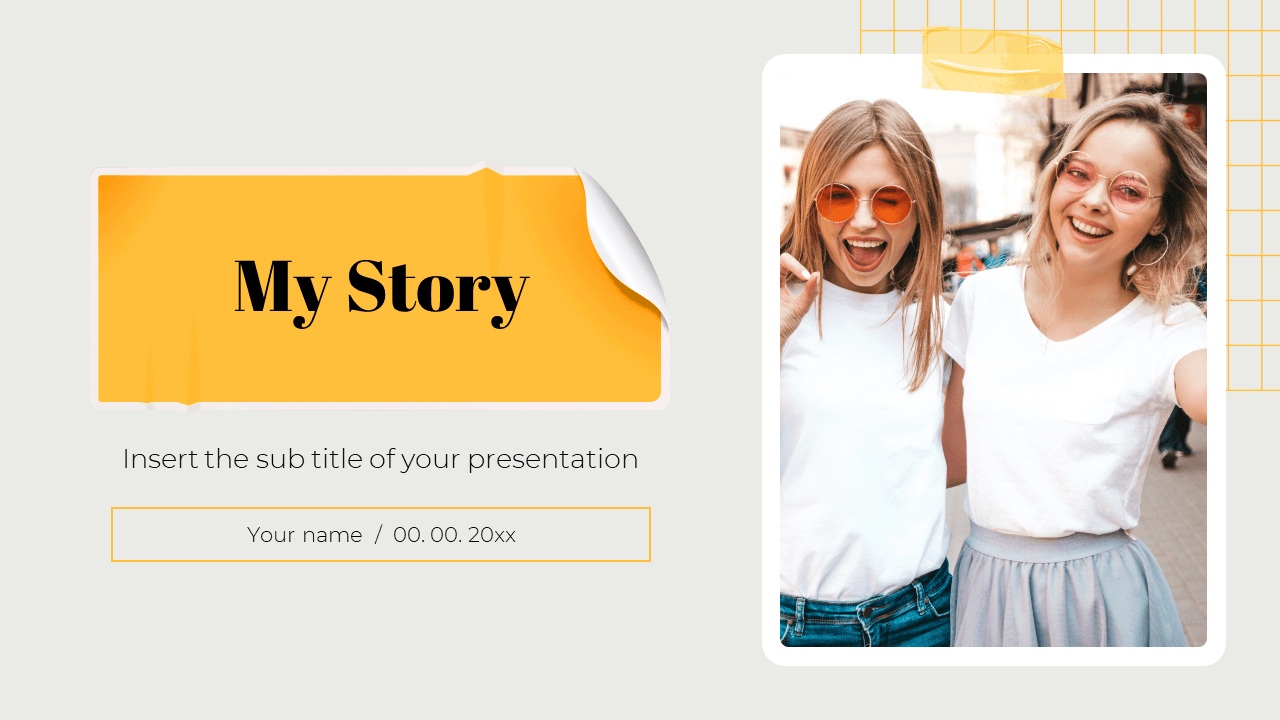 My Story Free PowerPoint Templates and Google Slides Themes