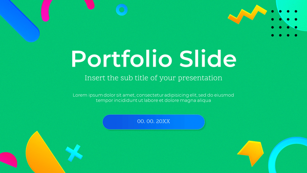 Portfolio Slides Free PowerPoint Templates and Google Slides Themes