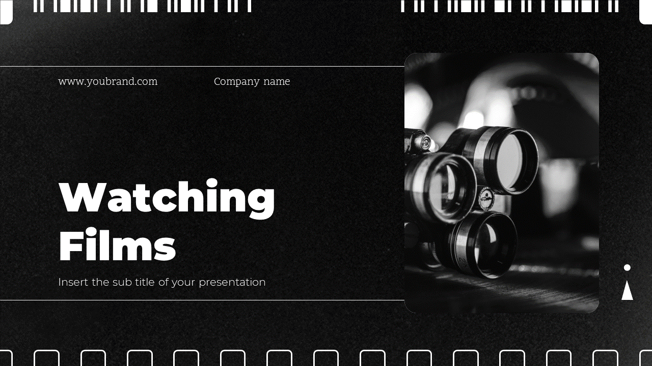 Watching Films Free PowerPoint Templates and Google Slides Themes