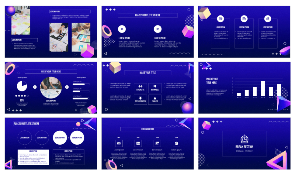 Geometric Slides Free PowerPoint Template and Google Slides Theme