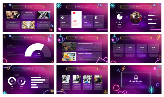 Cyber Monday Free PowerPoint Template And Google Slides Theme