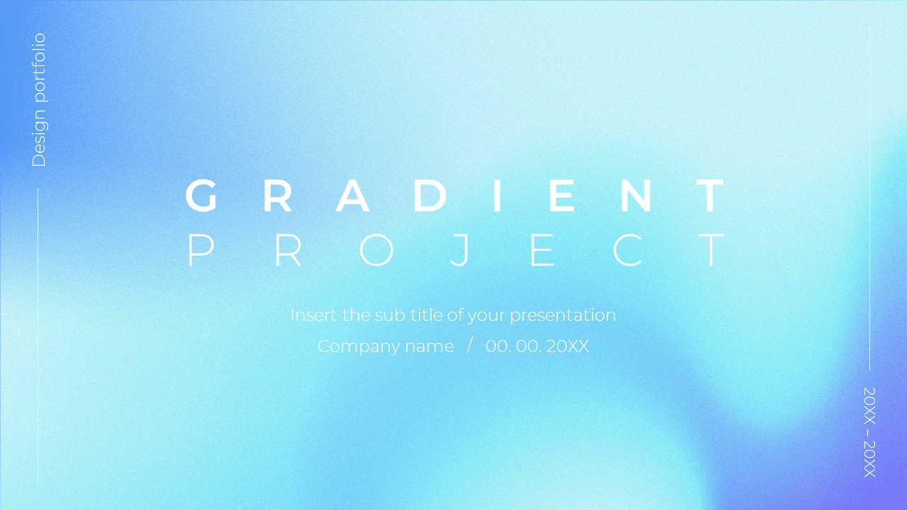 Gradient Project Free PowerPoint Template and Google Slides Theme
