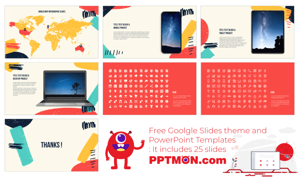 Scribble Pattern Free PowerPoint Template and Google Slides Theme