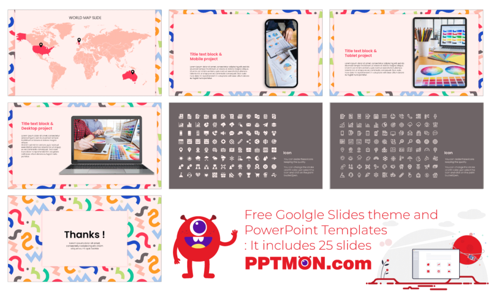 Curly Pattern Free PowerPoint Template and Google Slides Theme