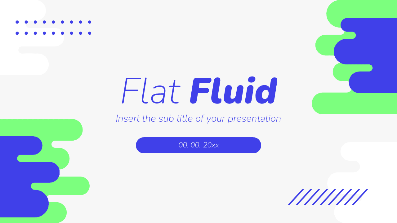 Flat Fluid Free PowerPoint and Template Google Slides Theme