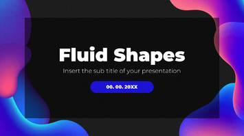 Fluid Shapes Free PowerPoint Template and Google Slides Theme