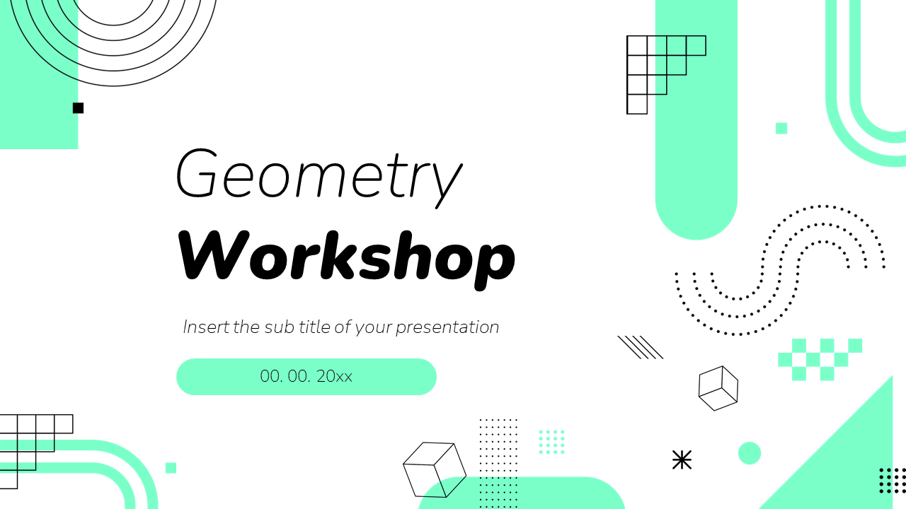 Geometry Workshop Free Google Slides Theme and PowerPoint Template