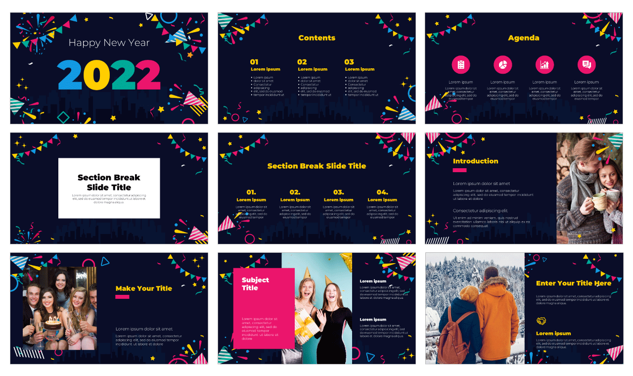 new year powerpoint templates