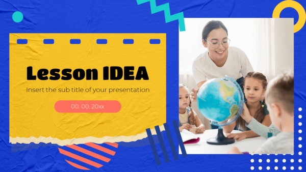 Lesson IDEA Free PowerPoint Template and Google Slides Theme