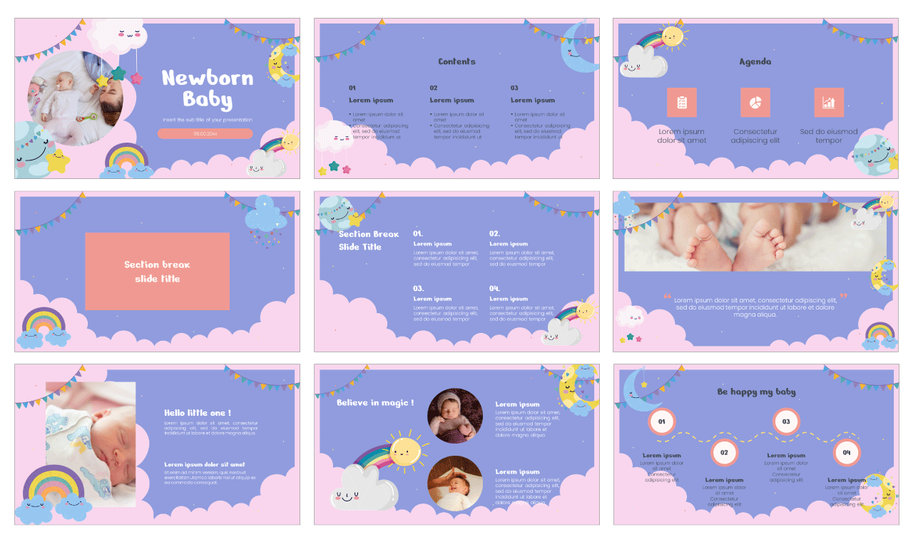 Free Baby Powerpoint Templates Backgrounds Printable Templates
