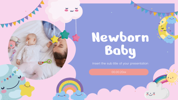Newborn Baby Free Google Slides Theme and PowerPoint Template