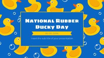 Rubber Ducky Day Free Google Slides Theme and PowerPoint Template