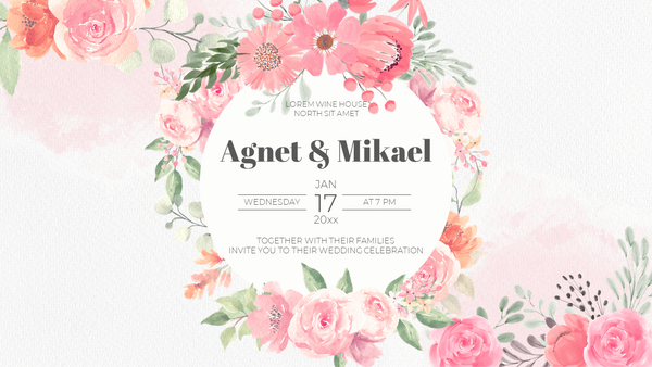 Wedding Invitation Free Google Slides Theme and PowerPoint Template