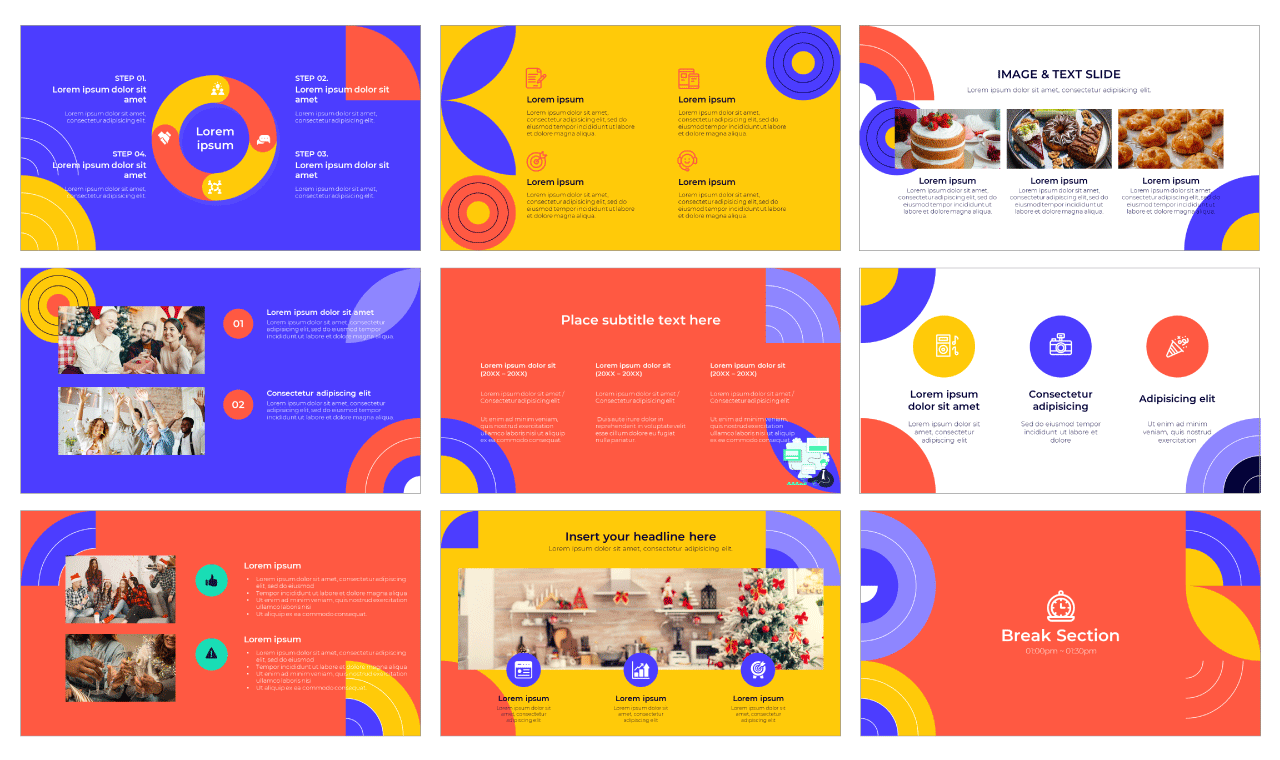 Year-end Event PowerPoint Template Google Slides Theme Free Download