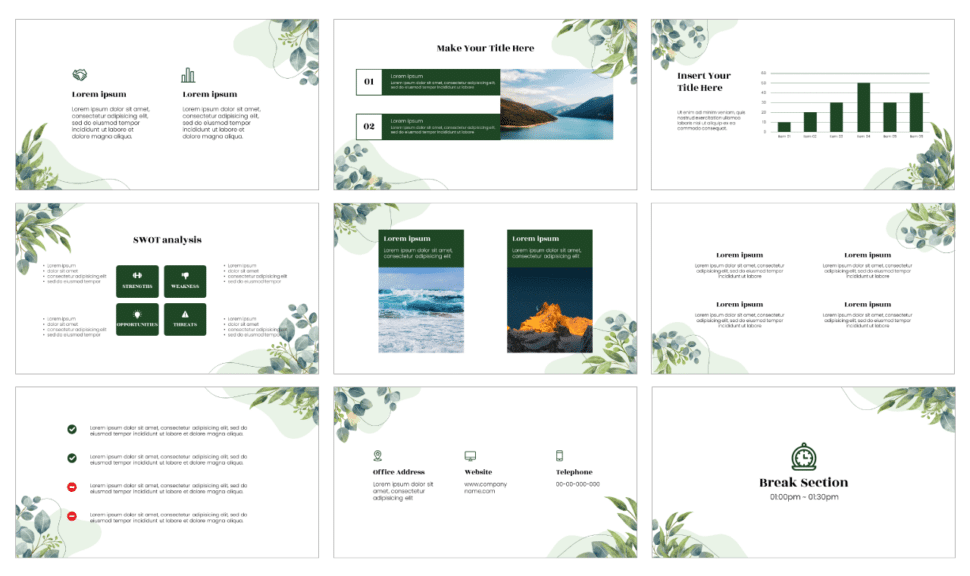 Botanical Magazine Free Google Slides Theme And PowerPoint Template