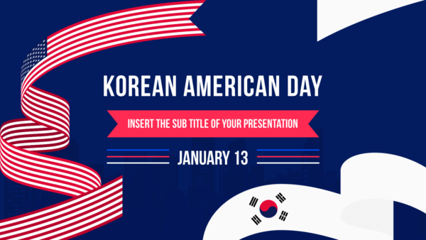 Korean American Day Free Google Slides Theme and PowerPoint Template