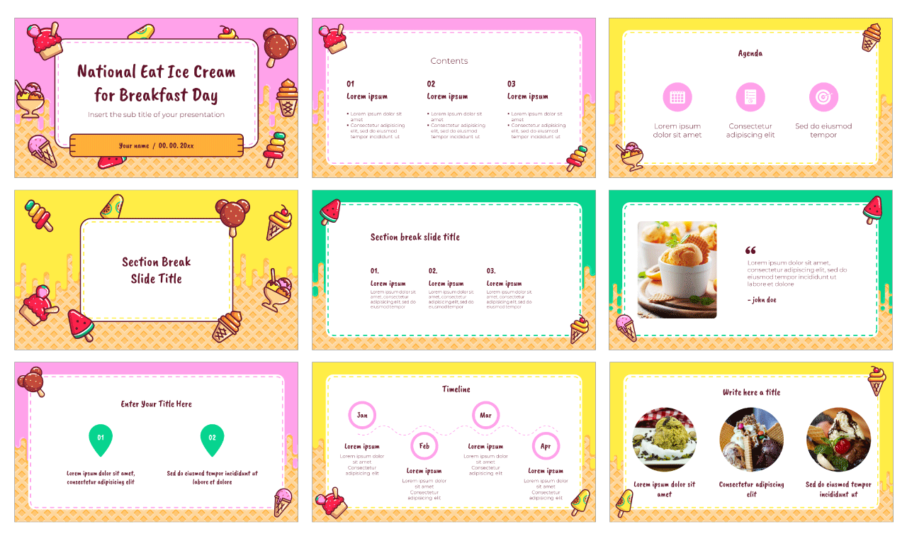 National-Eat-Ice-Cream-for-Breakfast-Day-Free-Google-Slides-theme-and-PowerPoint-Template