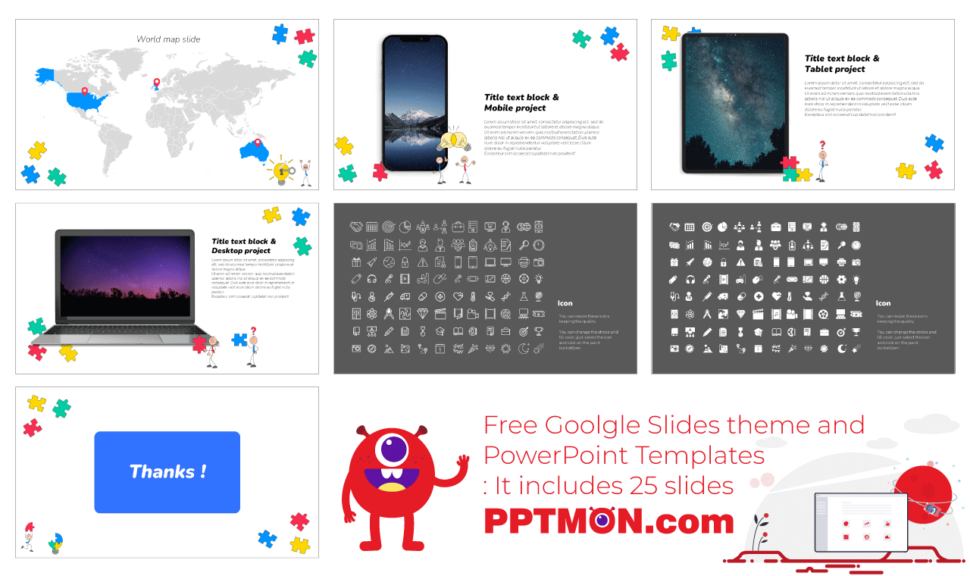 National Puzzle Day Free Google Slides Theme and PowerPoint Template