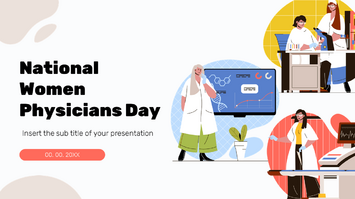 National Women Physicians Day Free Google Slides Theme and PowerPoint Template