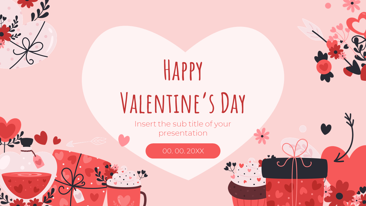Valentines Day Card Free Google Slides Theme and PowerPoint Template