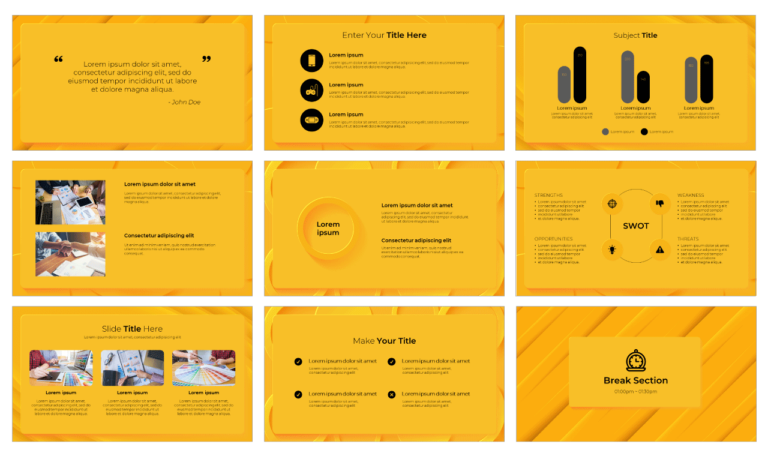 Wave Effect Free Google Slides Theme and PowerPoint Template
