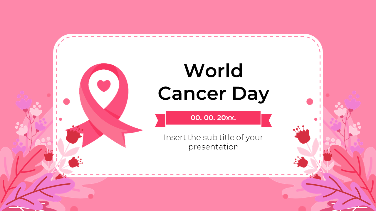 World Cancer Day Free Google Slides Theme and PowerPoint Template