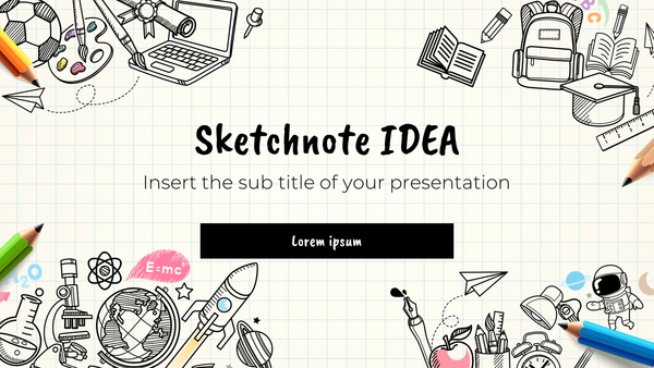 World Sketchnote Day Free Google Slides Theme and PowerPoint Template
