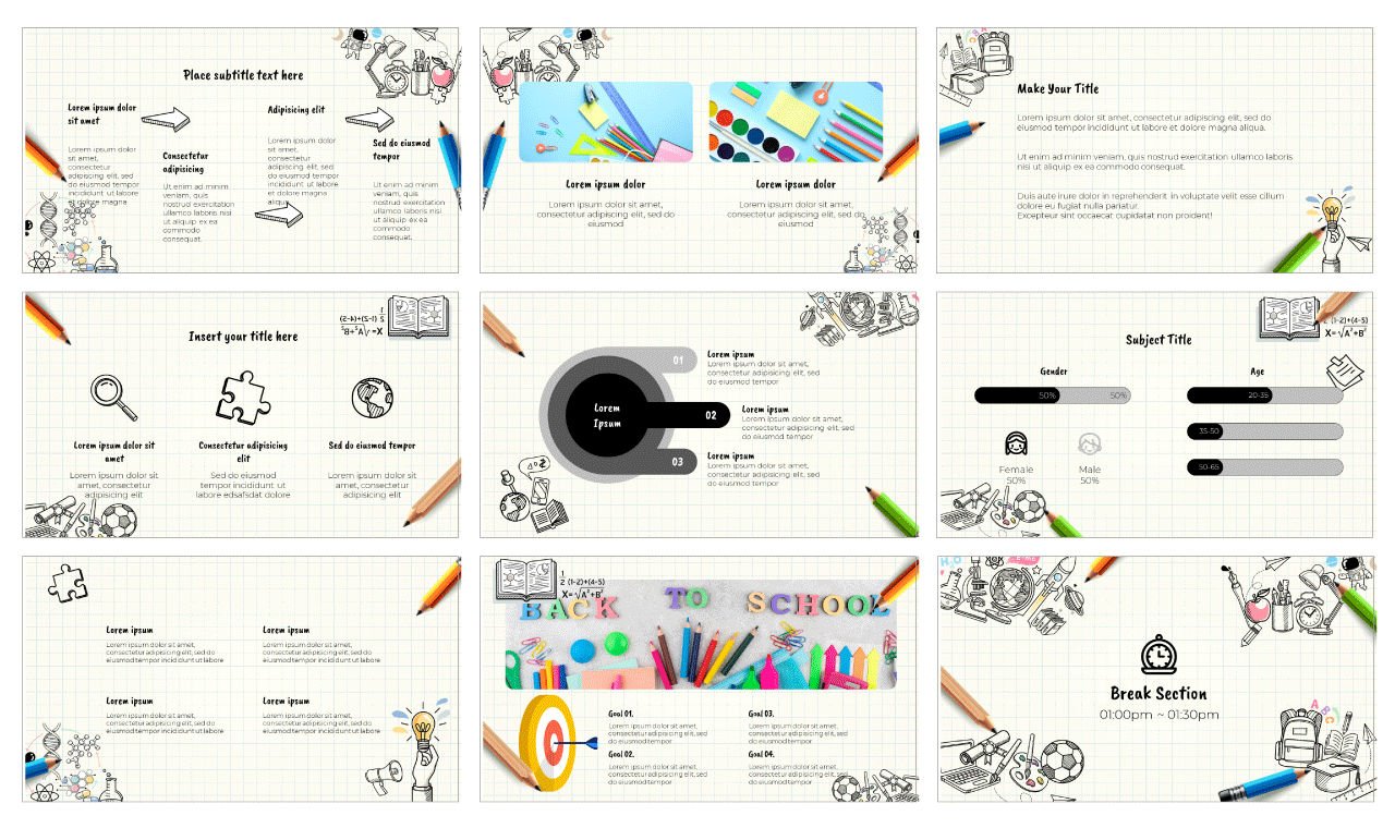 World Sketchnote Day Google Slides Theme PowerPoint Template Free Download