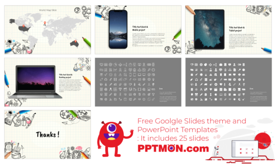 World Sketchnote Day Free Google Slides Theme PowerPoint Template