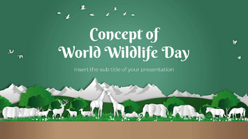 Concept of World Wildlife Day Free Google Slides Theme and PowerPoint Template