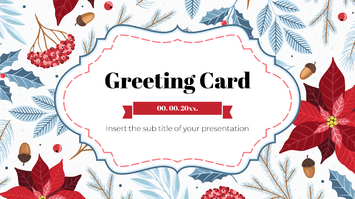Greeting Card Free Google Slides Theme and PowerPoint Template