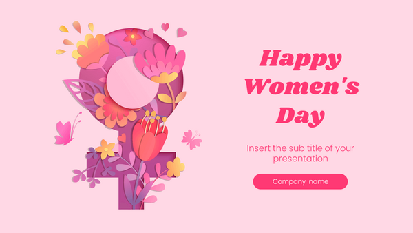 Happy International Women's Day Free Google Slides Theme and PowerPoint Template