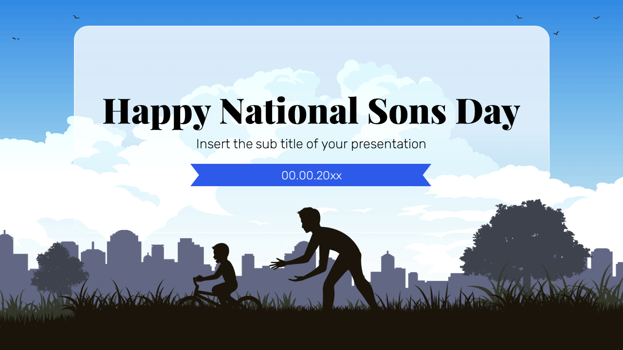 Happy National Sons Day Free Google Slides Theme and PowerPoint Template