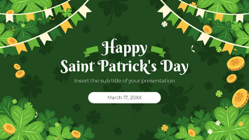 Happy Saint Patrick's Day Free Google Slides Theme and PowerPoint Template