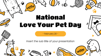 Love Your Pet Day Free Google Slides Theme and PowerPoint Template