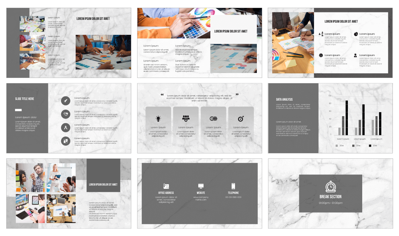 Marble-Background-PowerPoint-Template-Google-Slides-Theme-Free-Download