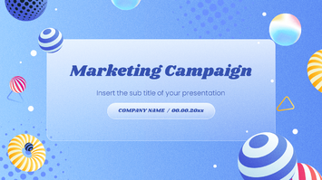 Marketing Campaign Free PowerPoint Template and Google Slides Theme