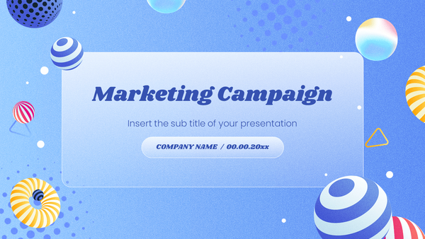 Marketing Campaign Free PowerPoint Template and Google Slides Theme