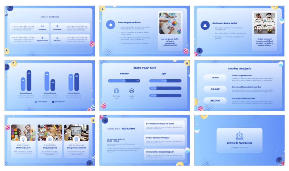 Marketing Campaign Free PowerPoint Template and Google Slides Theme