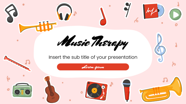 Music Therapy Free Google Slides Theme and PowerPoint Template