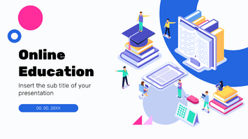 Online Education Free Google Slides Theme and PowerPoint Template